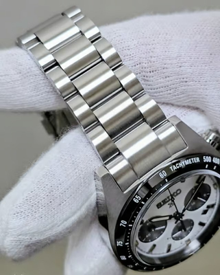 Seiko Prospex Speedtimer SBDL125 Classic Panda Dial Solar New Full