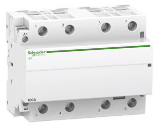 Schneider Electric A9C20884 Installationsschütz iCT, 4S, 100A, 220-240 V AC , 50
