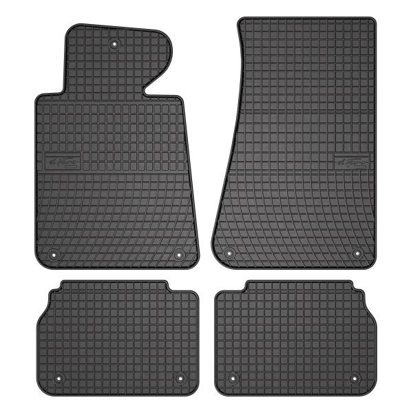 Rubber floor mats 4pcs. Front rear fits BMW 5 (E34)