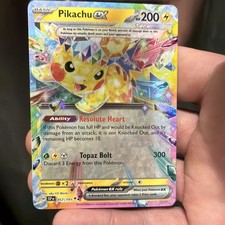 Pikachu ex 057/191 Doppia Rara Scintille Sorgenti Pokemon Holo Nuovo con etichette (6 carte)