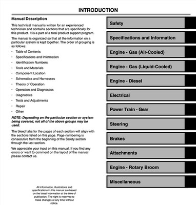 John Deere Gator 4X2 4X6 service manual
