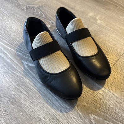 Rockport Women's Aver 2 Black Leather Ballet Flats 7.5M