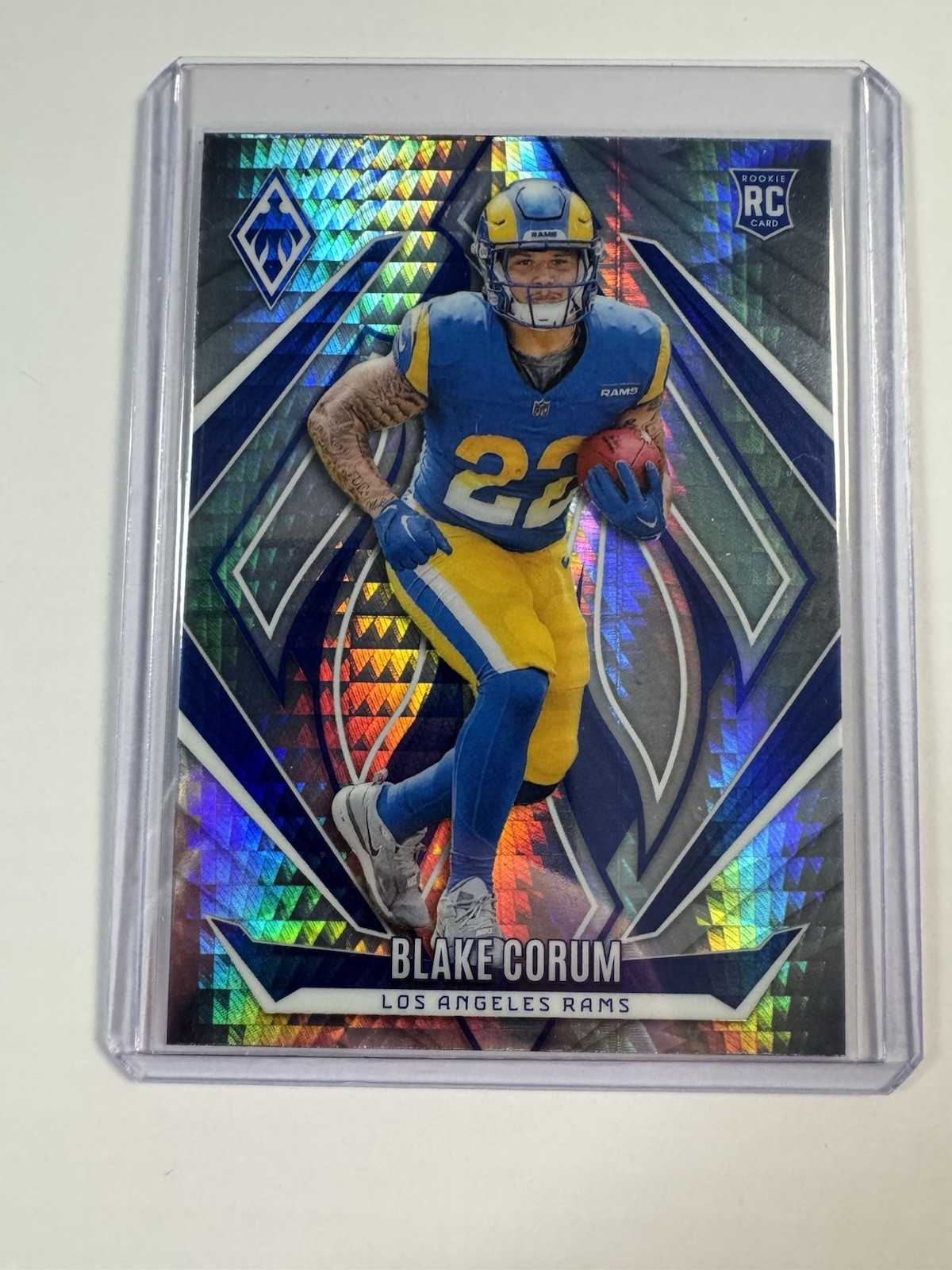 2024 Panini Phoenix BLAKE CORUM Rookies #158 Hyper (RC) LA Rams