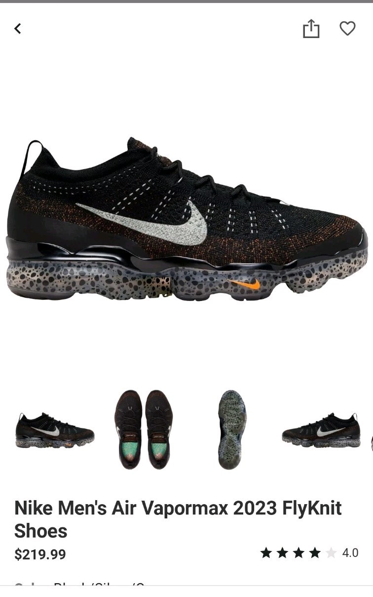 Size 10.5 - Nike Men's Air VaporMax 2023 Flyknit Electric Pack