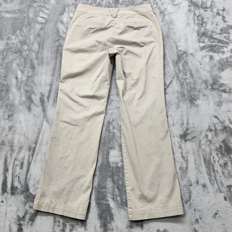 Dockers Pants Womens 4 Beige Khaki Favorite Fit Jaelynn Mid Rise Trouser Leg - Image 2 of 4