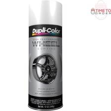 High Performance White Wheel Paint Aerosol 12 Oz Durable Chip Resistant Refle...