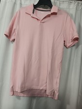 Old Navy Mens Polo Shirt Small Short Sleeve Stretch Pink