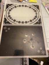 Xcut Weihnachten Schneeflocke A4 Prägefolder Ref20467