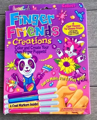 HTF Vintage Lisa Frank Finger Friends Creations Sealed New Rare Unopened