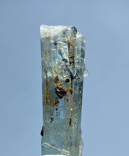 Natural Aquamarine and Black Tourmaline Crystal Specimen from Pakistan 25 Carat - Picture 8 of 10