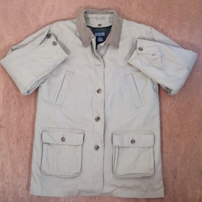 Lands End Field Jacket WOMENS 14-16 Barn Thermolite Removable