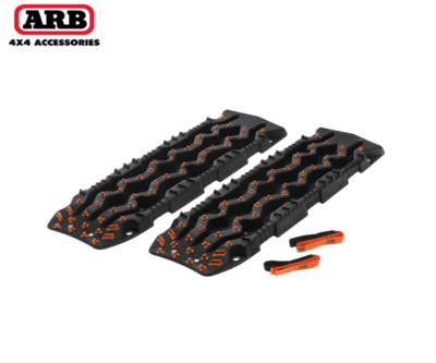 ARB TRED PRO Black/Orange Recovery Boards Pair Extraction Device  4X4