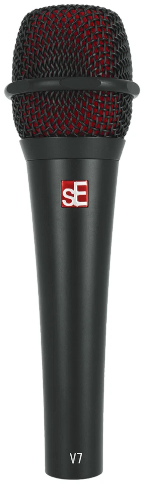 Se Electronics V7 Black All-Metal Handheld Dynamic Microphone Supercardioid Mic - Image 2 of 4