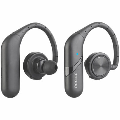 auvisio True Wireless In-Ear-Headset, Ohrbügel, Bluetooth 5, 15 Std. Spielzeit