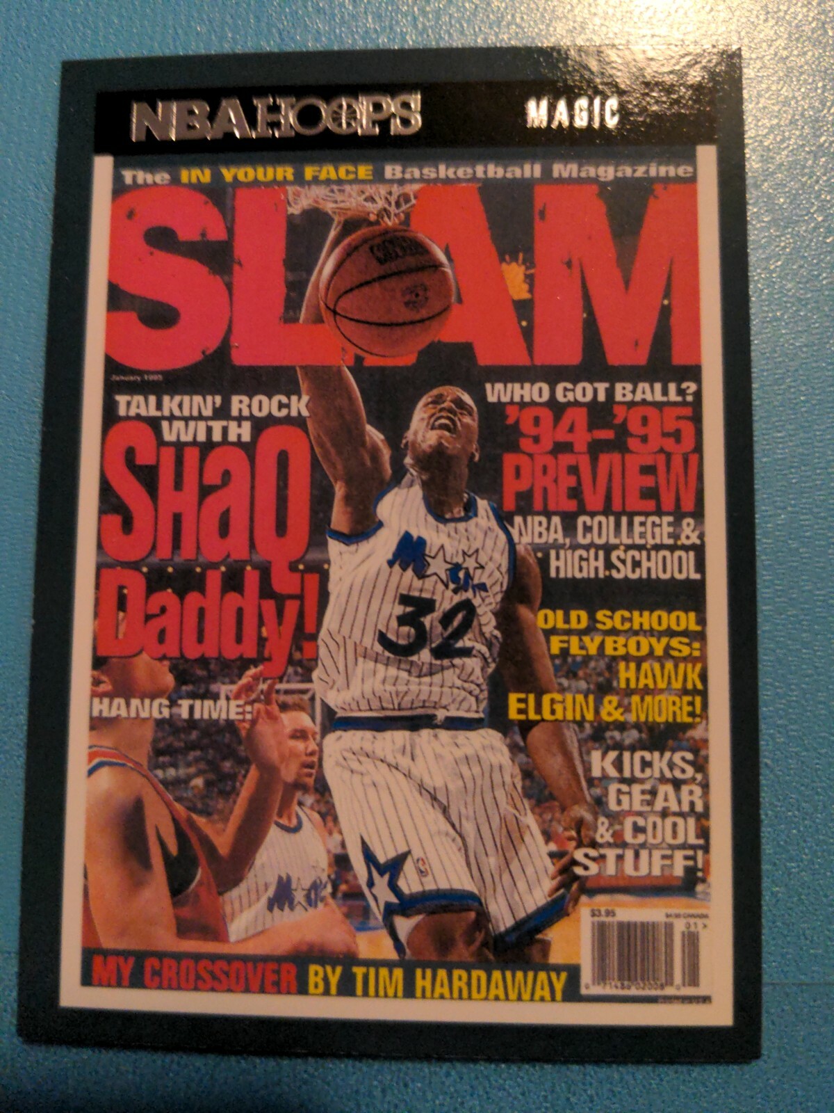 2021-22 NBA Hoops Winter Shaquille O’Neal Shaq SLAM HOLO #3 Orlando Magic SP