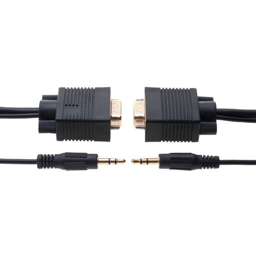 3-Pack - 6FT SVGA M/M + 3.5mm Aux Audio Cable Jack for Monitor PC Projector TV - 第 7/7 張圖片
