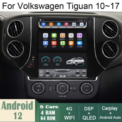 Car Android Gps Navigation Wifi 9.7'' For Volkswagen Vw Tiguan 10-17 Radio 4+64g