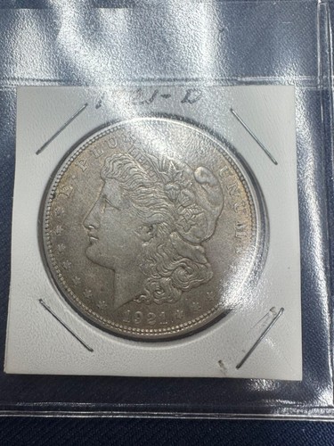 3 1921 Morgan Silver Dollars, Mints P,S, and D all VF-XF - Picture 5 of 8