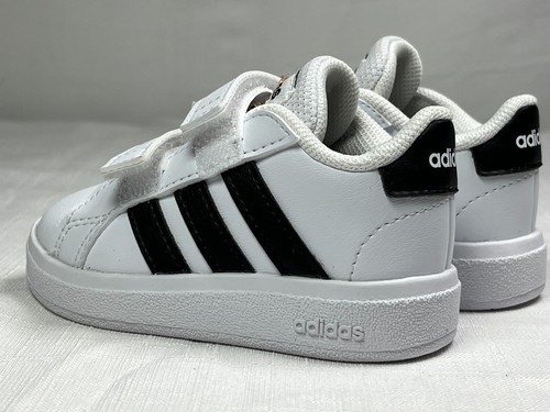 Adidas Unisex Niños Grand Court 2.0 CFI GW6527 Blanco Tenis Zapatos Talla EE. UU. 4K - Imagen 3 de 12