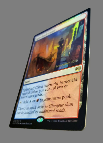 Lámina Magic The Gathering SPIREBLUFF CANAL Land Kaladesh (PKLD) #249/264 RARA MT - Imagen 8 de 10