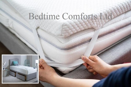 Emperor Size Bed Memory Foam Mattress Topper 84" x 84" TURO - Picture 6 of 14