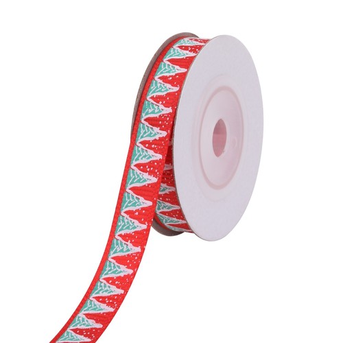 1M Christmas Ribbon Red Green Ribbon Gift Wrapping Christmas Party Decor - Picture 16 of 33