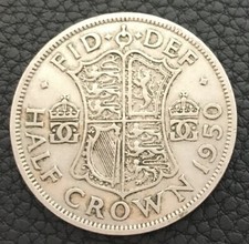 GB George Vl 1950 Half Crown Coin