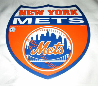 NEW YORK METS INTERSTATE SIGN 12'' x 12'' #4 - NEW