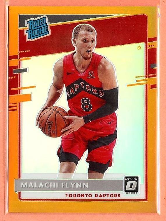 2020-21 DONRUSS OPTIC RATED ROOKIE ORANGE PRIZM MALACHI FLYNN RC 033/199 #179!!