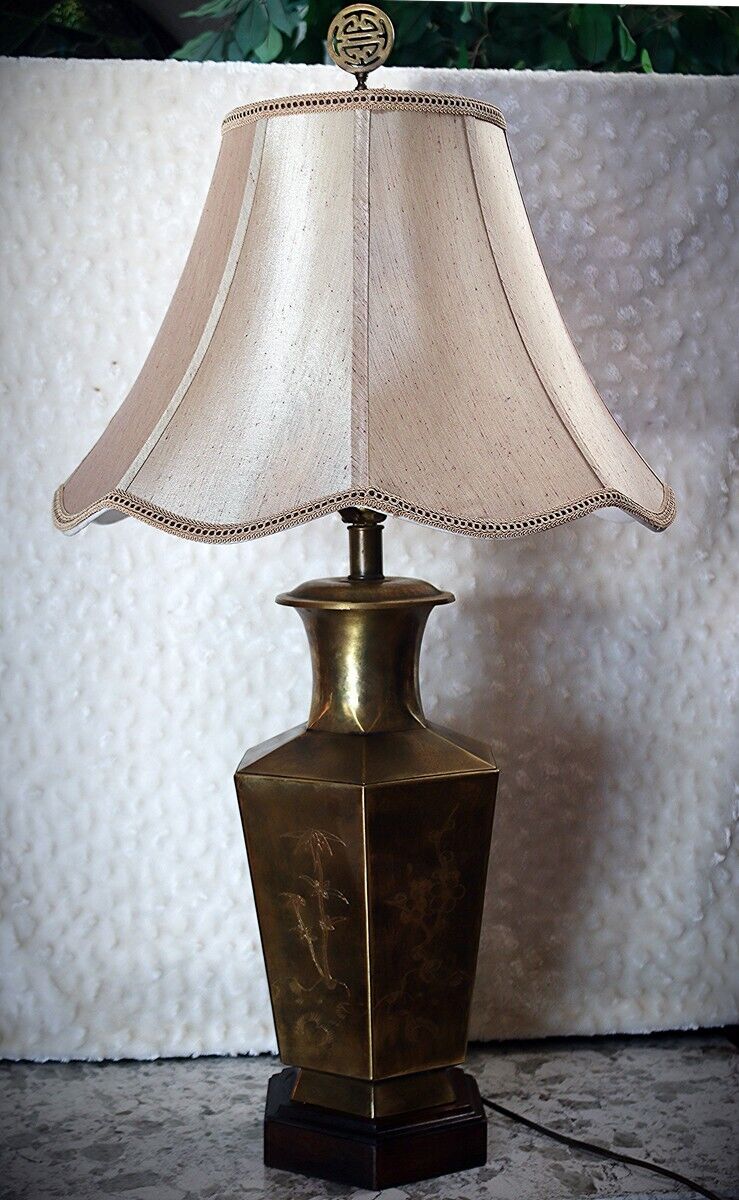 Vintage Frederick Cooper Large Brass Table Lamp 31 Vintage Frederick Cooper Large Brass Table Lamp 31