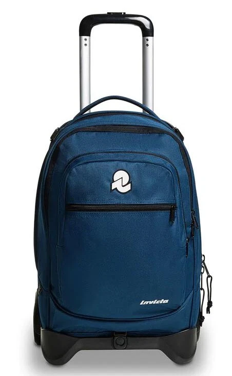 ZAINO TROLLEY SCUOLA INVICTA NEW PLUG PLAIN MOONLIT OCEAN