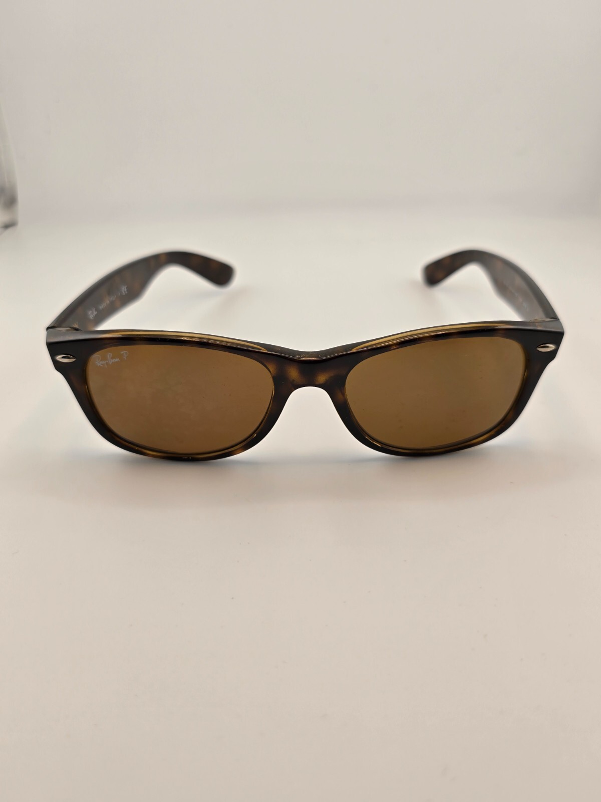 Ray Ban New Wayfarer RB2132 710/51 Polished Light Havana Sunglasses FRAMES ONLY