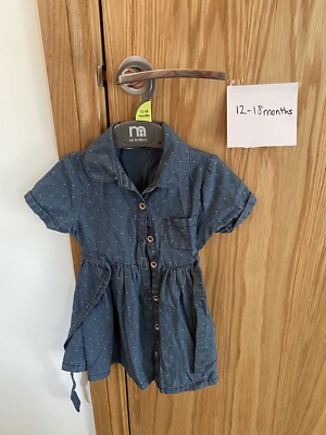 Mädchen Kleinkind Baby Kleid Größe 12-18 Monate
