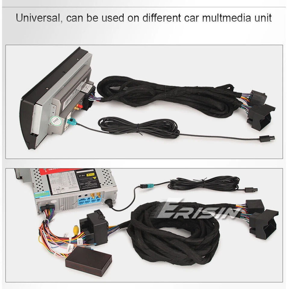 BM6M Extension Radio & Power Wiring Harness For BMW E46 E39 E53 E38 Car Stereos - Image 3 of 4