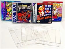 50 Box Protectors For GAME BOY / VIRTUAL / COLOR / ADVANCE Nintendo Cases CIB 