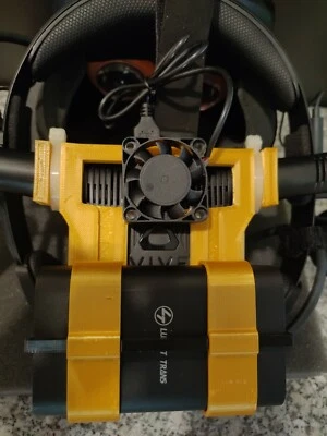 NINJA SHIBAS HTC Vive Wireless Adapter Battery Holder Fan Mount Quick Swap Battery Clip Anker