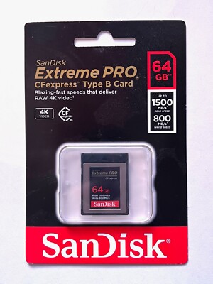 SanDisk Extreme PRO 64GB CFexpress Memory Card