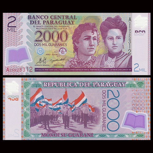 Paraguay 2000 Guaranis 2008 17 P 228 Polymer UNC EBay