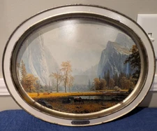 1988 A. Bierstadt - American Masters Metal Tray - Sunshine Biscuits