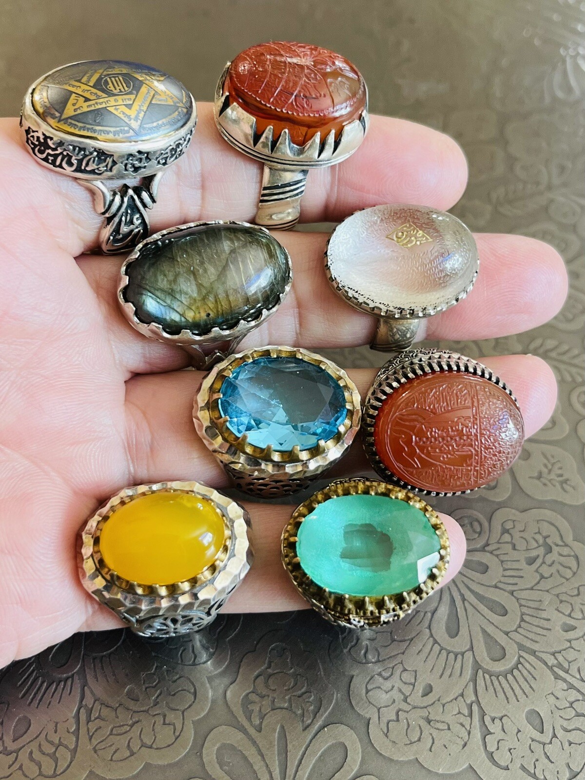 aqeeq ring men - image 5