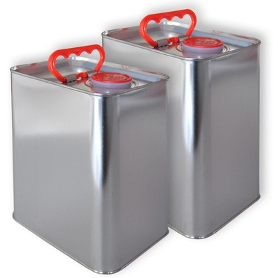 2x 3 Liter eckig Metallkanister Blechkanister KANISTER Weißblech | eBay