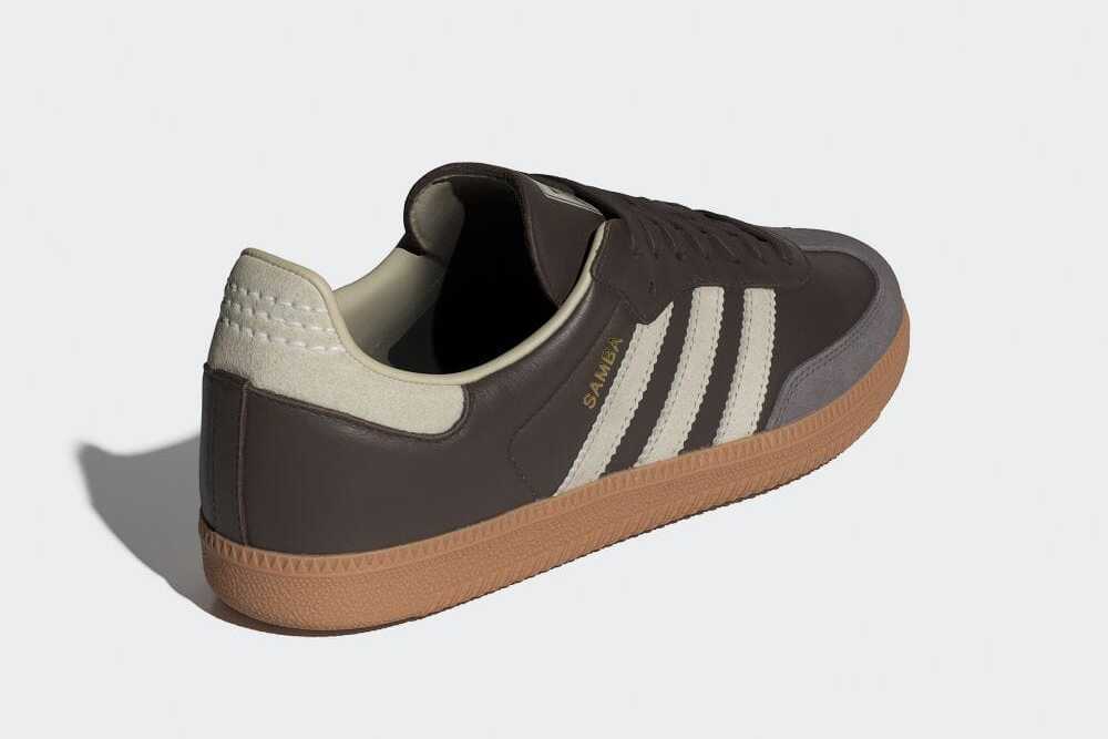 ID1481 adidas Originals Samba OG Brown Putty Grey Gold Metallic