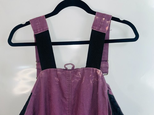 CE Schmidt Workwear Medium For Her Plum Purple Insulated Warm Women's Overalls - Picture 18 of 24
