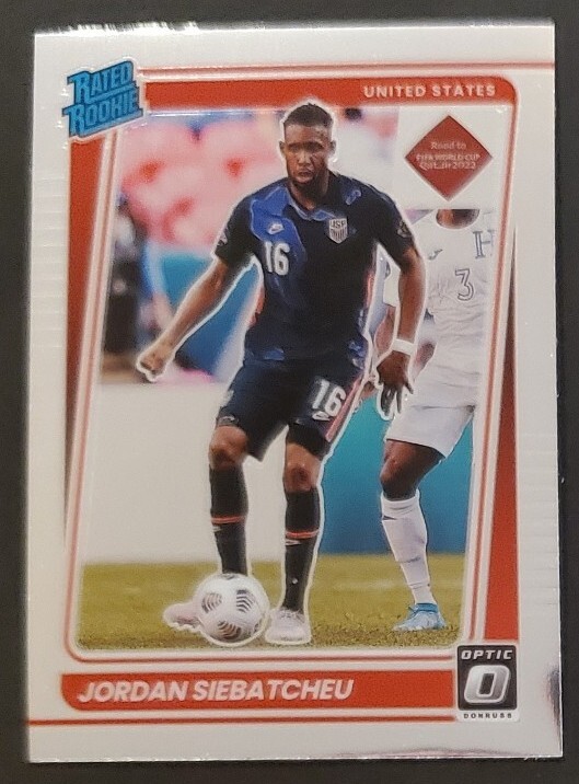 2021 Donruss Optic Road to Qatar #194 Jordan Siebatcheu USA Rated Rookie NM/MT
