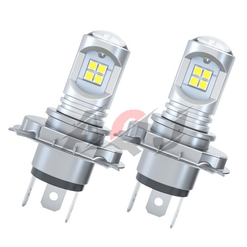 2x 6V H4 LED Motorcycle Headlight Bulb High Low Beam Motorbike White Lamp 6Volt - Picture 5 of 6