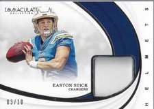 2019 Immaculate Collection Immaculate Helmets #40 Easton Stick /10