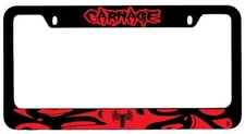 Carnage Black METAL License Plate Frame Auto Marvel