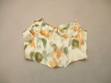 NWOT Shein Size XS Womens Multicolored Stretch Corset Cami Summer Crop Top 965