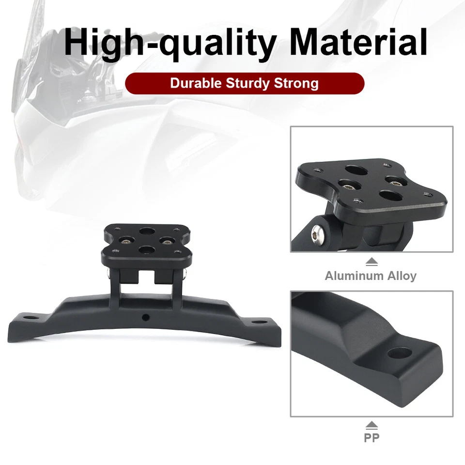 Soporte de navegación para teléfono GPS negro apto para Honda ST1300 2002-2024 Foto 4 de 4