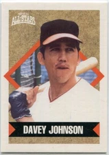1991 MDA They're All All-Stars #13 Davey Johnson Baltimore Orioles